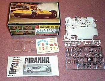Piranha Dragster kit contents
