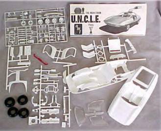 U.N.C.L.E. car kit contents